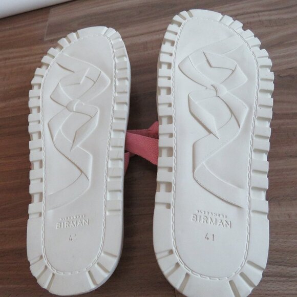 ALEXANDRE BIRMAN Lolita Espadrille Flat Slide Sandals Fresh In Pink - Size US 11 - Picture 15 of 16